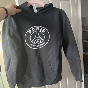 Black Paris Saint-Germain Youth XL Sweatshirt